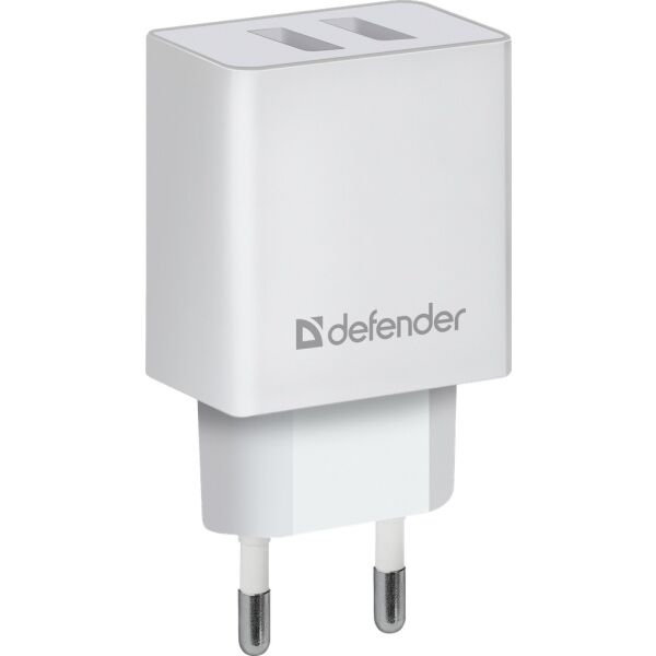 СЗУ Defender UPA-22 белый, 2xUSB, 2.1А 83580