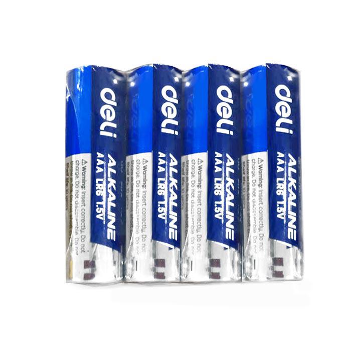Батарейка AAA LR03, Deli E18507 пленка 4шт