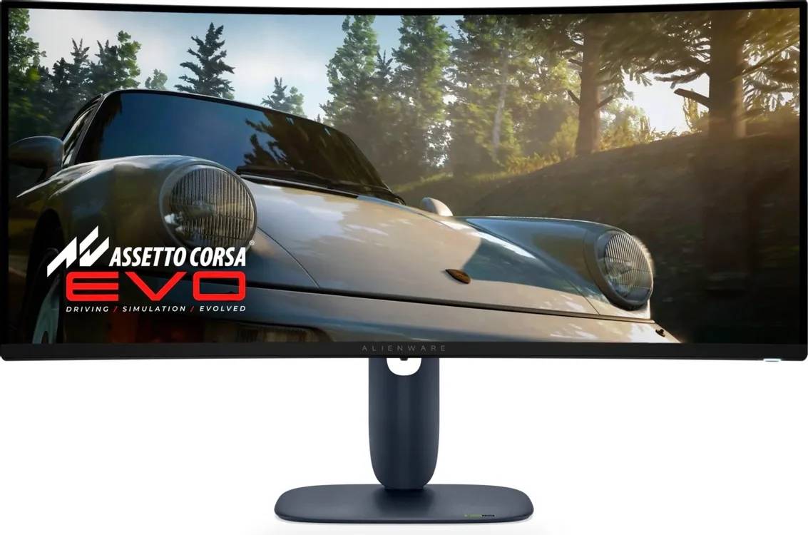 Монитор 34" DELL Alienware AW3425DW, 3440x1140, OLED, 240Hz (2xHDMI, DP)