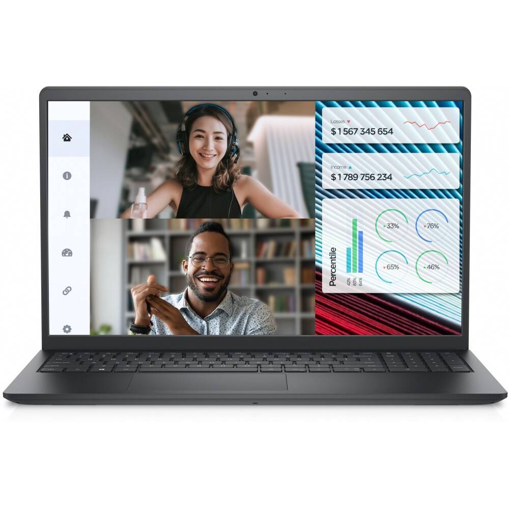 Ноутбук Dell Vostro 3520 (HDL5A91028W), 15.6", Core i3 1215U/ 8Gb/ 512SSD/ Black