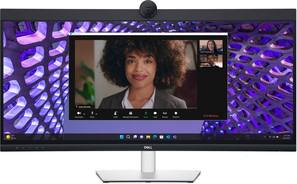 Монитор 34" Dell P3424WEB, 3440x1440, IPS, 60Hz, Speakers (HDMI, DP, 2xUSB Type-C)