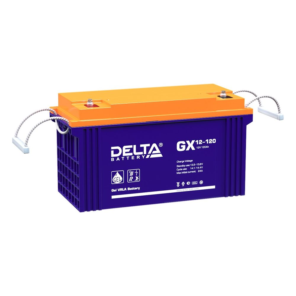 12V / 120Ah, аккумулятор для UPS, Delta GX 12-120 (801714)