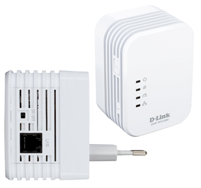 Адаптер Powerline D-Link DHP-W310AV, 1xLAN 1Gbps, 802.11n/g/b 300Mbps