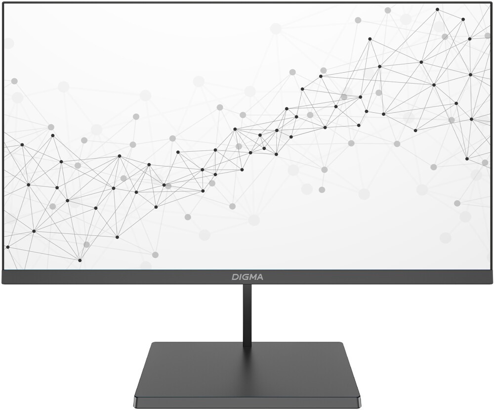 Монитор 21.5" Digma Progress 2A501F (DM22VB01), 1920x1080, VA, 100Hz, Speakers (VGA, HDMI, DP)