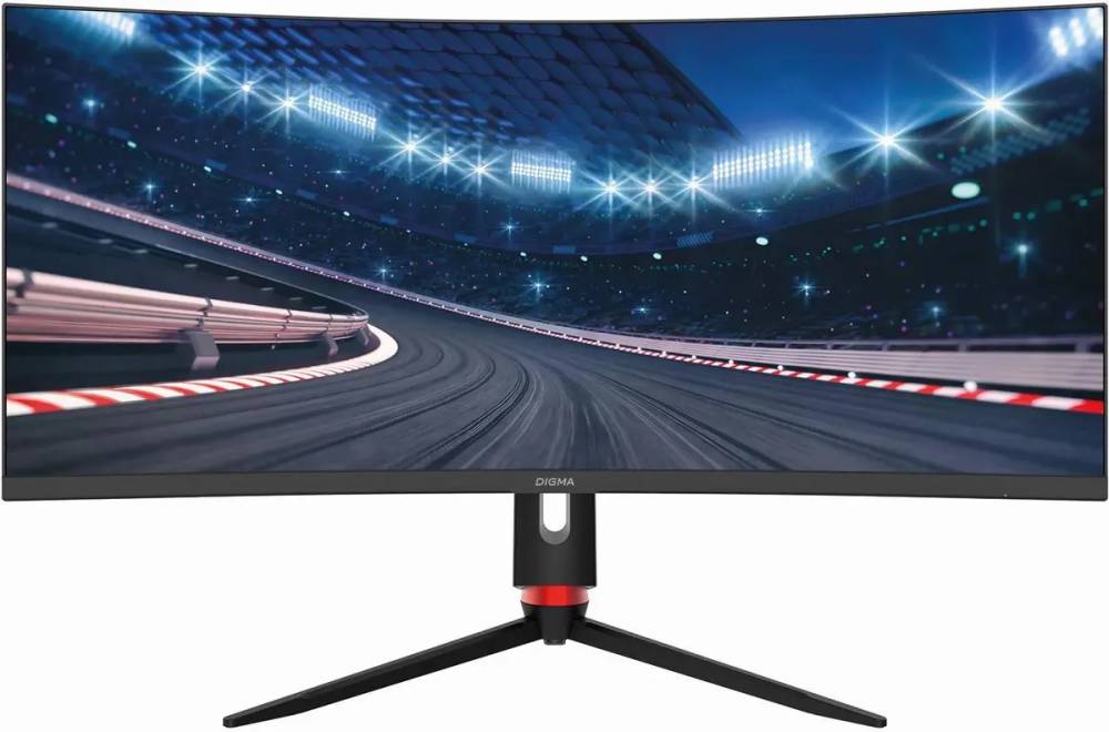 Монитор 34" Digma Overdrive 34A711Q (DM34VG02), 3440x1440, VA, 165Hz, Speakers  (2xHDMI, 2xDP)