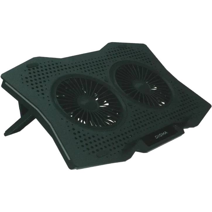 Подставка для ноутбука 18" Digma D-NCP180-2X110, black