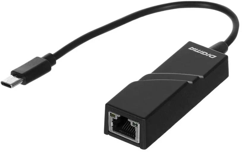 Сетевой адаптер Digma D-USBC-LAN100, 100Mbps, USB Type-C