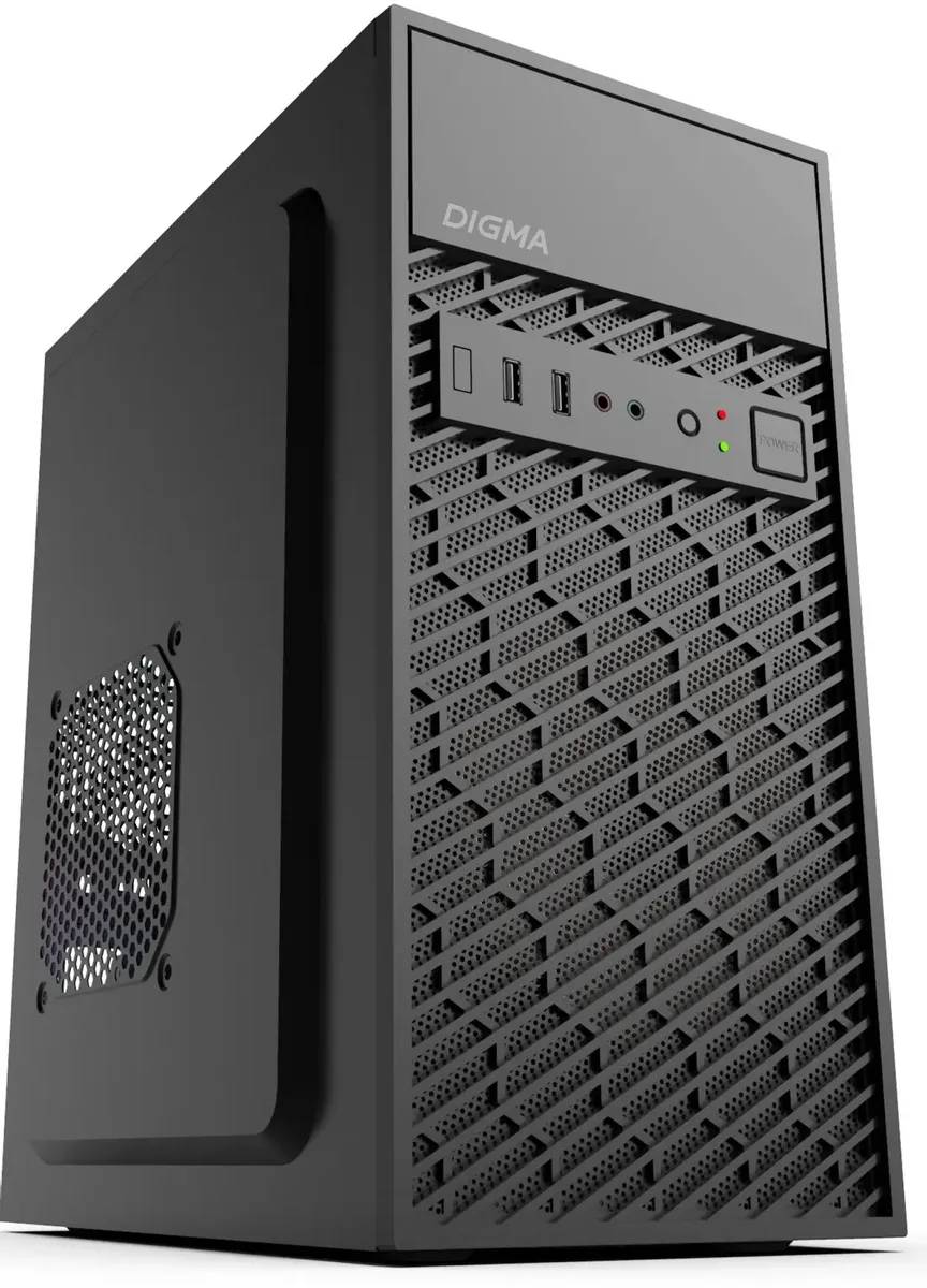 Корпус Digma DCC-MN303 черный, без БП, mATX