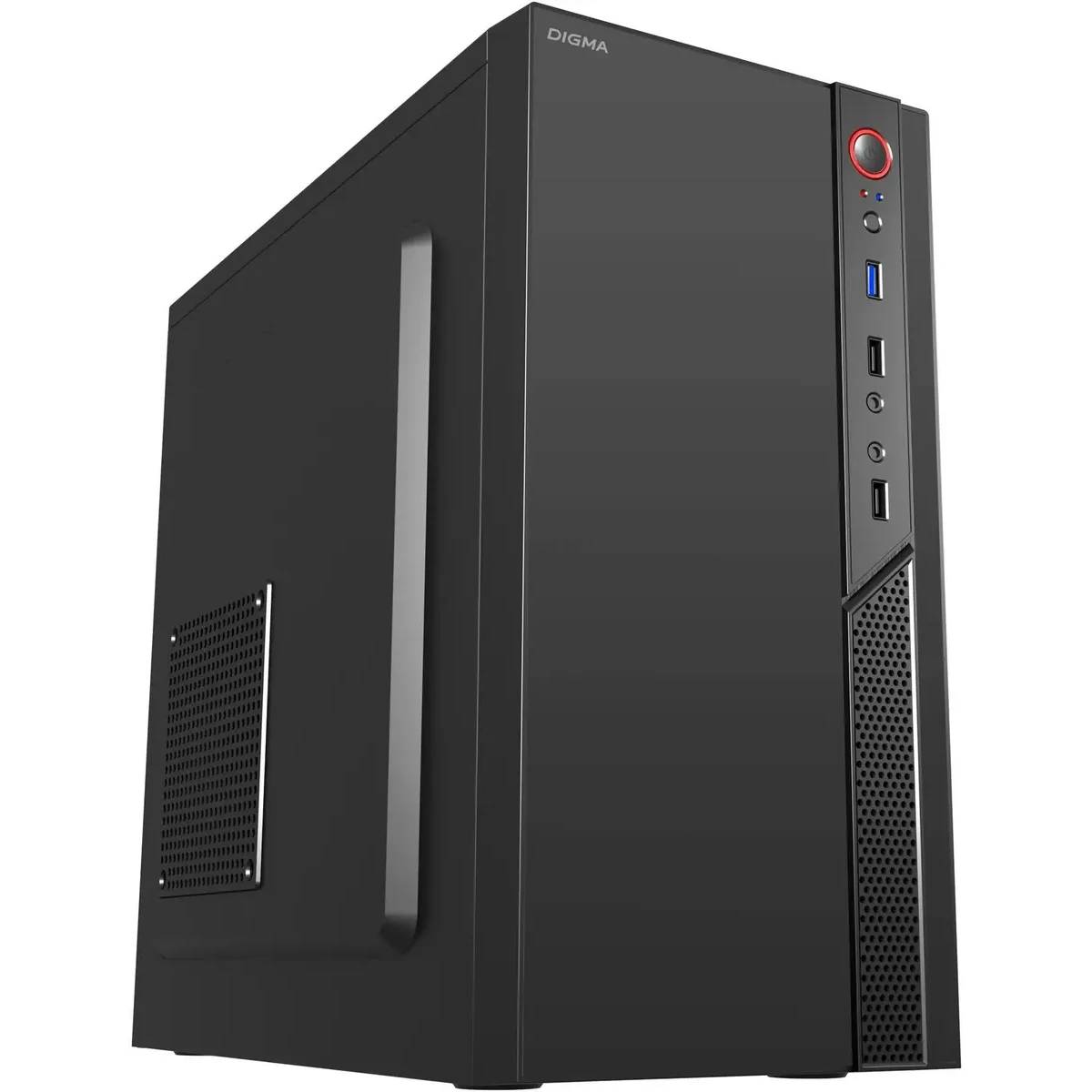 Корпус Digma DCC-MN306 черный, без БП, mATX