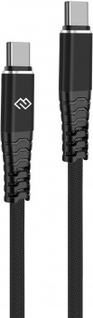 Кабель USB Type-C (M) - USB Type-C (M), 1м, Digma DG-USBС-C-1M-100W, черный