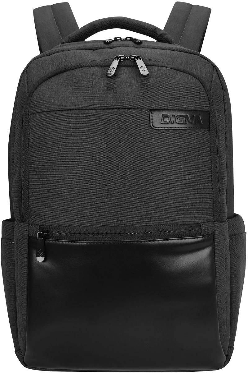 Рюкзак Digma Business B1 (DGBP15B1BK), 15.6", черный