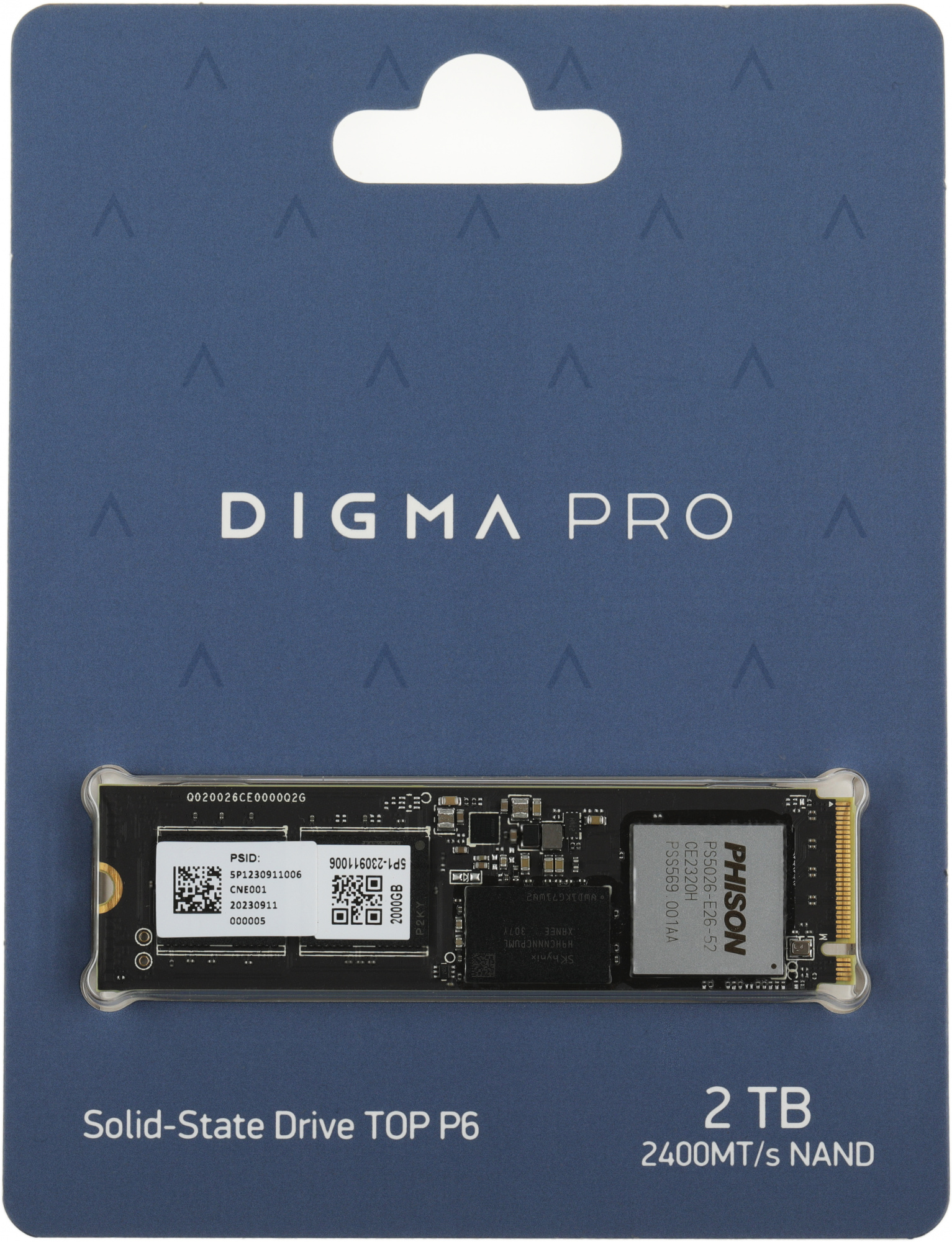 2Tb SSD Digma Pro Top P6 DGPST5002TP6T4, (12000/11000), NVMe M.2