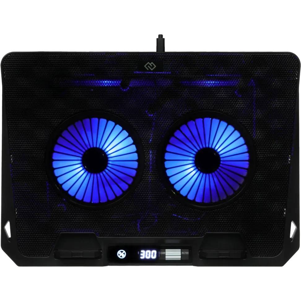 Подставка для ноутбука 18" Digma D-NCP170-2x110, black