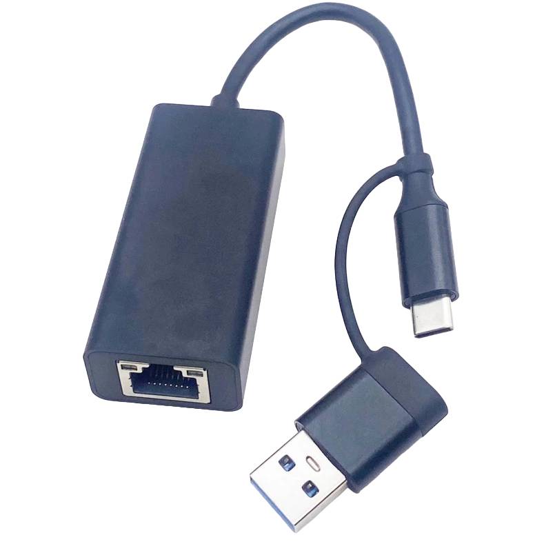 Сетевой адаптер Digma DLA-GTUC01, USB-C/USB-A