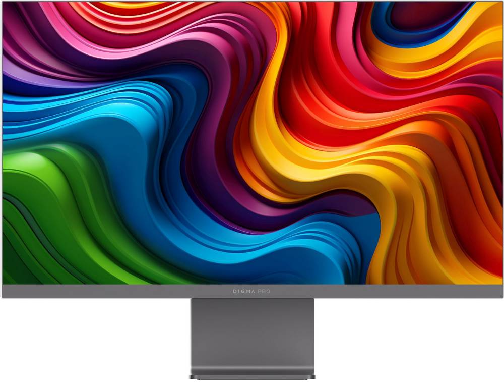 Монитор 27" Digma Pro Art S DM27SP01 Grey, 3840x2160, IPS, 60Hz, Speakers (HDMI, DP, USB-C)