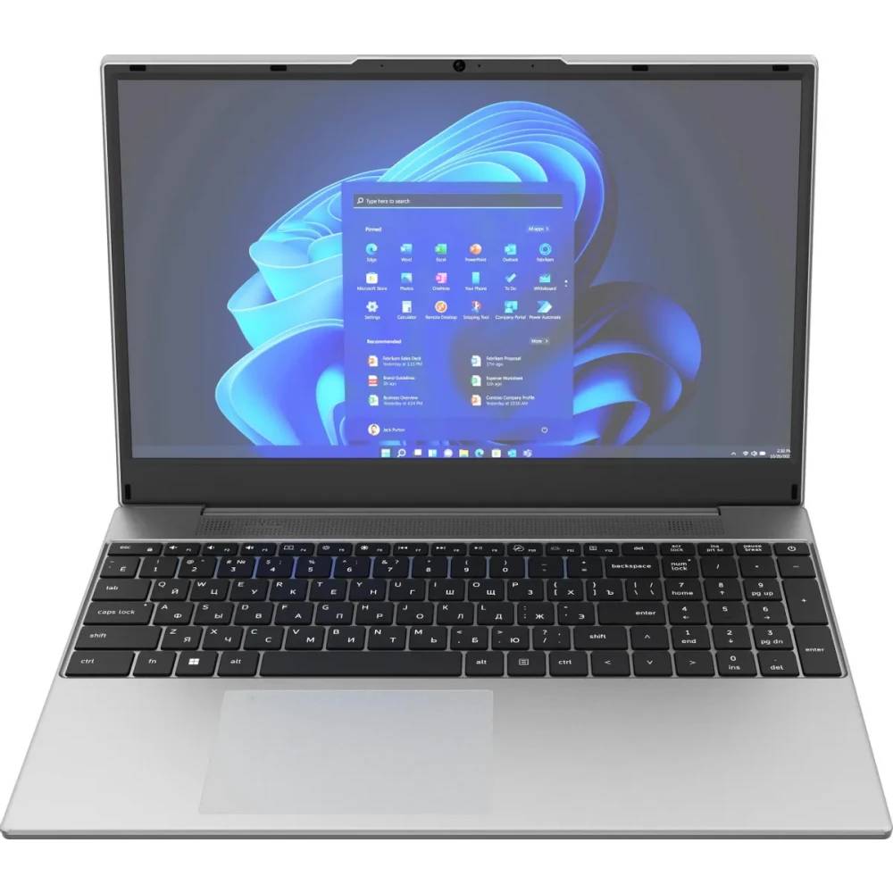 Ноутбук Digma Pro Breve DN15R7-ADXW05, 15.6" IPS, Ryzen 7 7730U/ 16Gb/ 512SSD/ W11/ Silver
