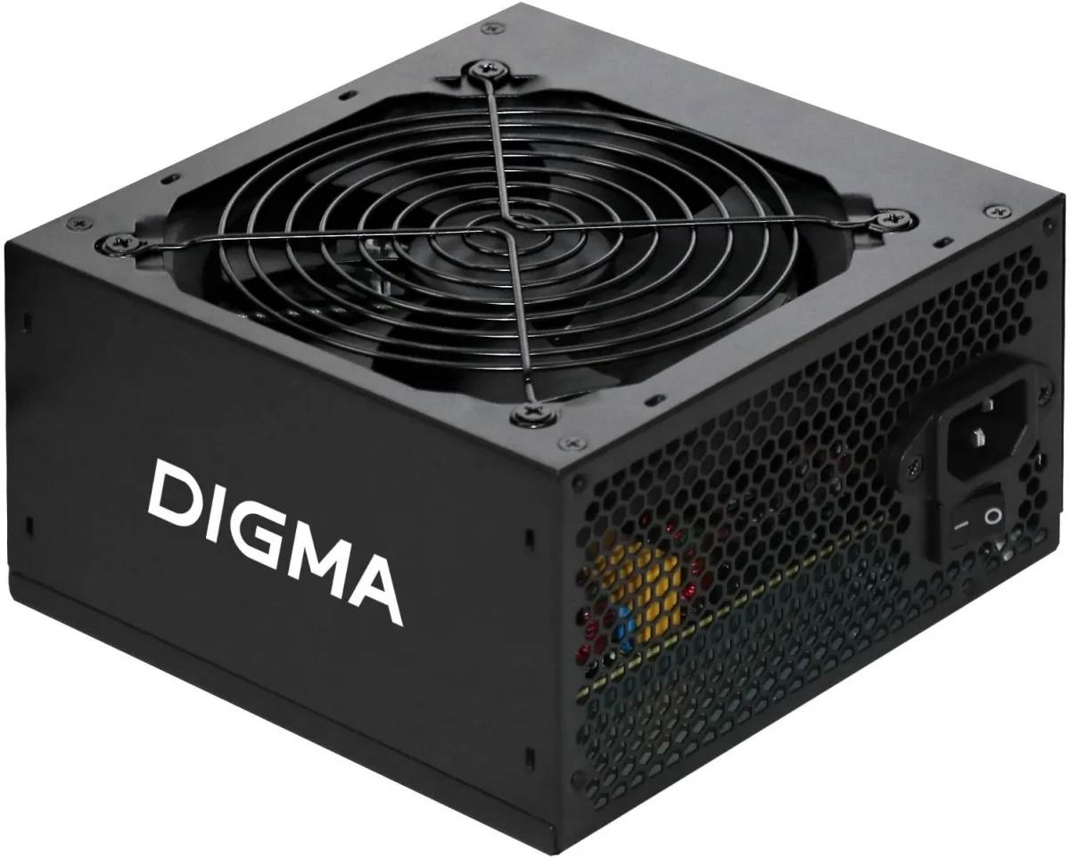 Блок питания 700Вт, Digma DPSU-700W-WH, 80 Plus, APFC, ATX