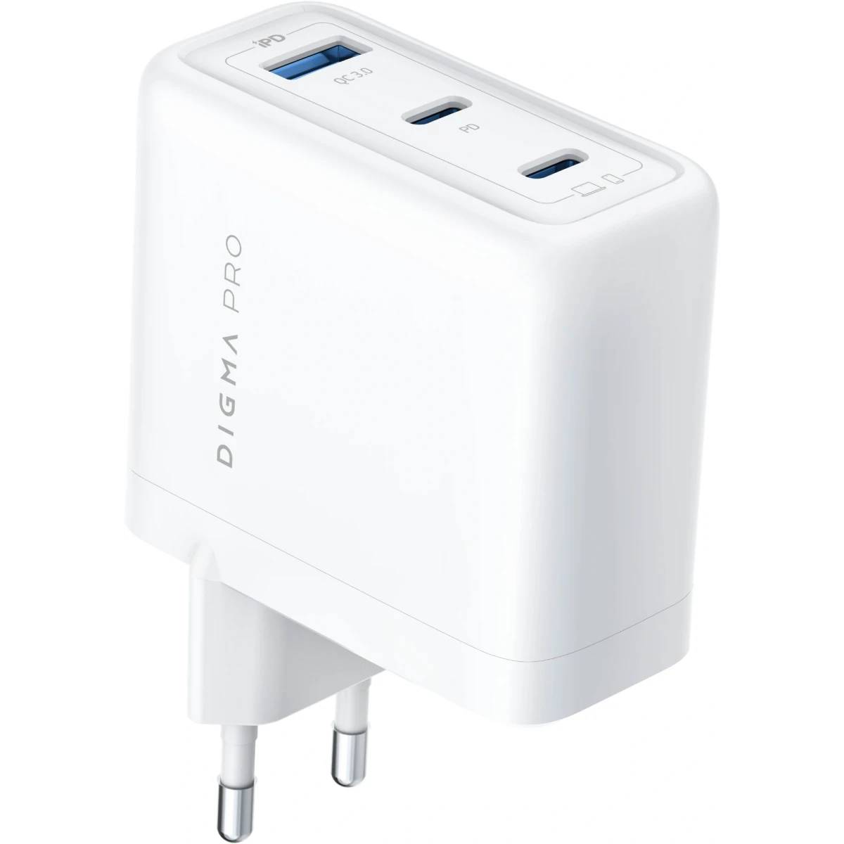 СЗУ Digma DPW1С0G012WH, белый, USB, USB Type-C, 100W
