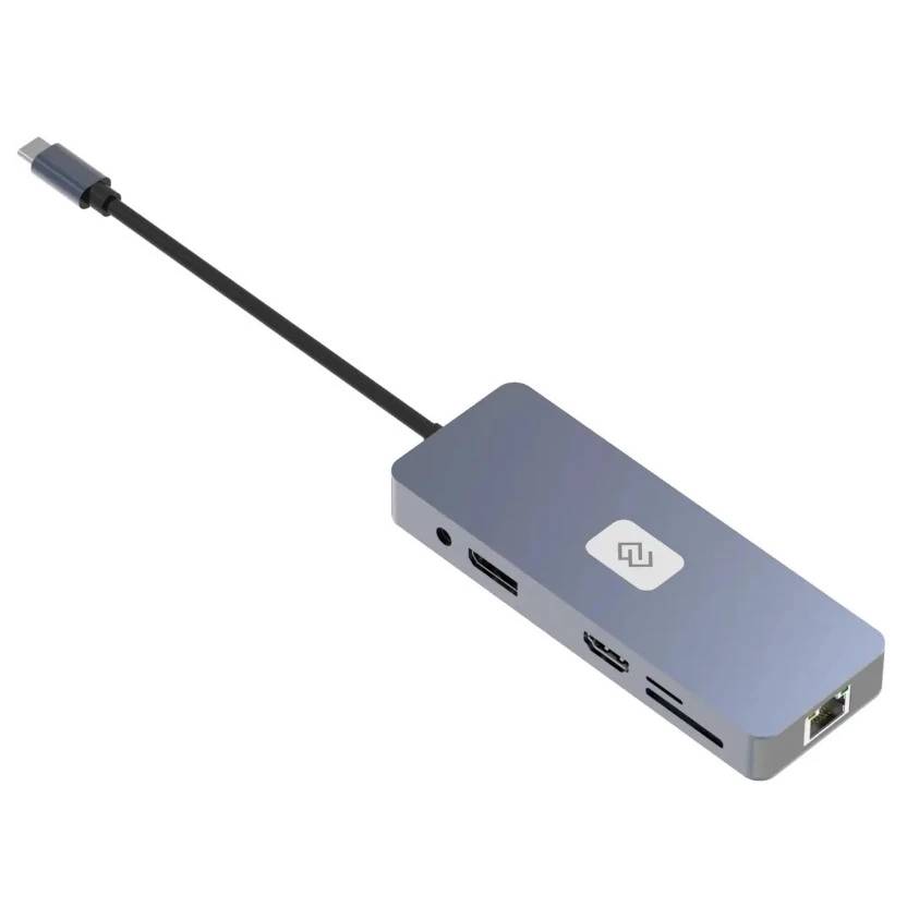 Док-станция Digma DS-811, 3xUSB-A, 1xUSB-C, 1xHDMI, 1xDP, 1xVGA, 1xLAN