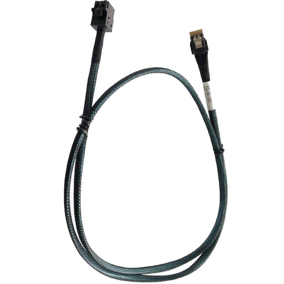Кабель DiliVing DLSL38-1067, mini SAS HD (SFF-8643) - Slimline SAS x4 (SFF-8654), 1м