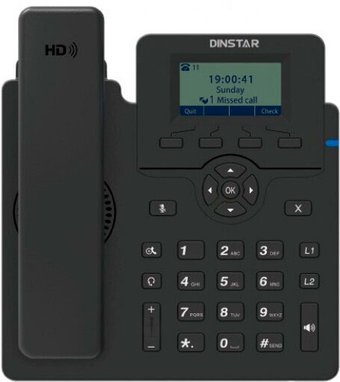 Телефон IP Dinstar C60U, черный