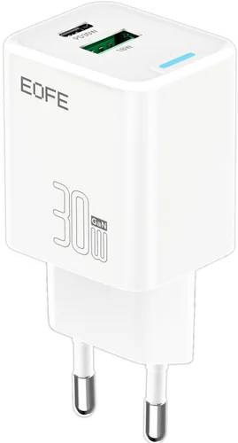СЗУ EOFE E306, 30W, 1xUSB, 1xUSB Type-C, белый