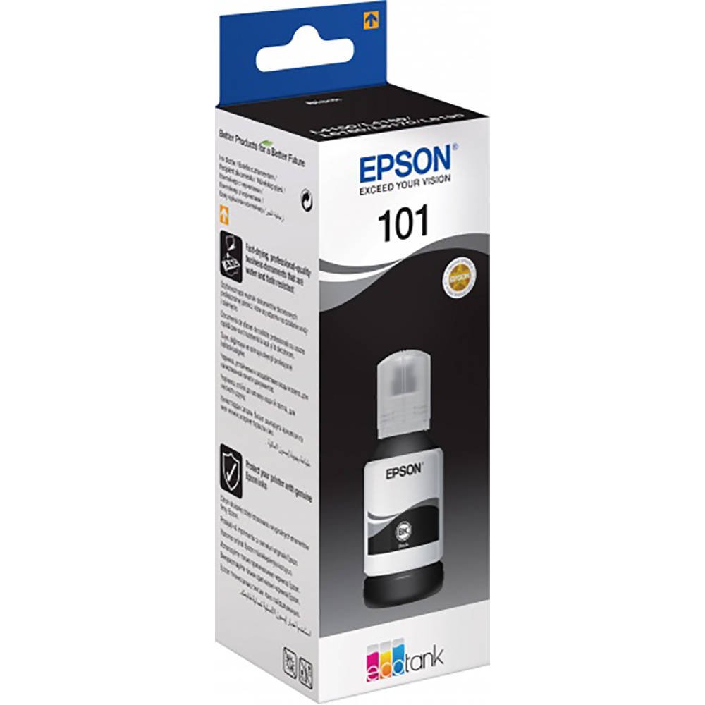 Контейнер Epson 101, черный C13T03V14A