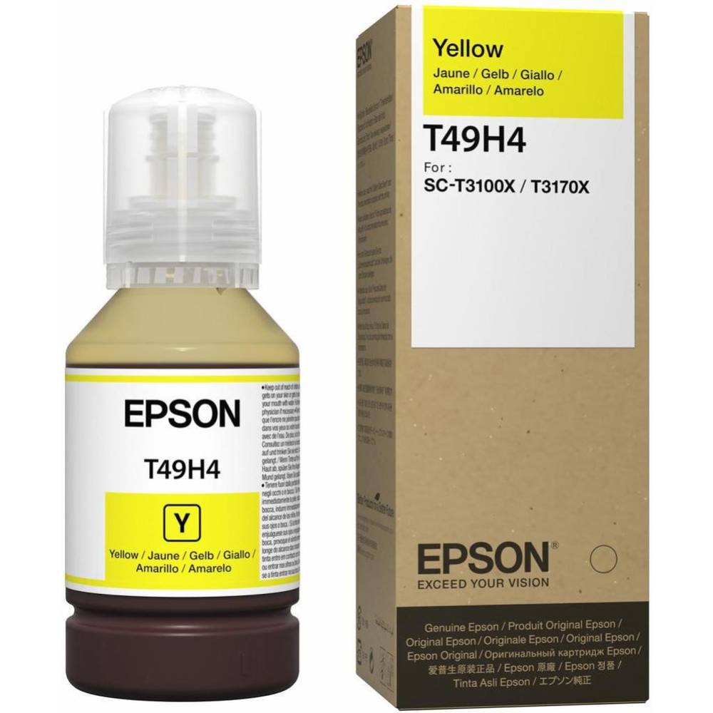 Контейнер Epson T49H4, желтый C13T49H400