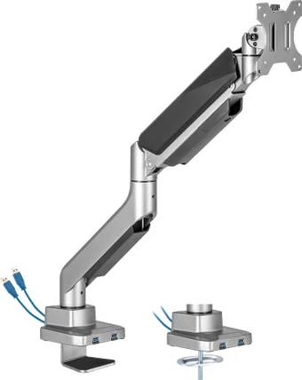 Кронштейн ErgoSmart Heavy-Duty U, серебристый
