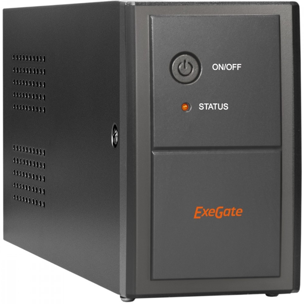 ИБП ExeGate Power Back BNB-800.LED.AVR.2SH EP212516RUS, 800VA (2xSchuko)