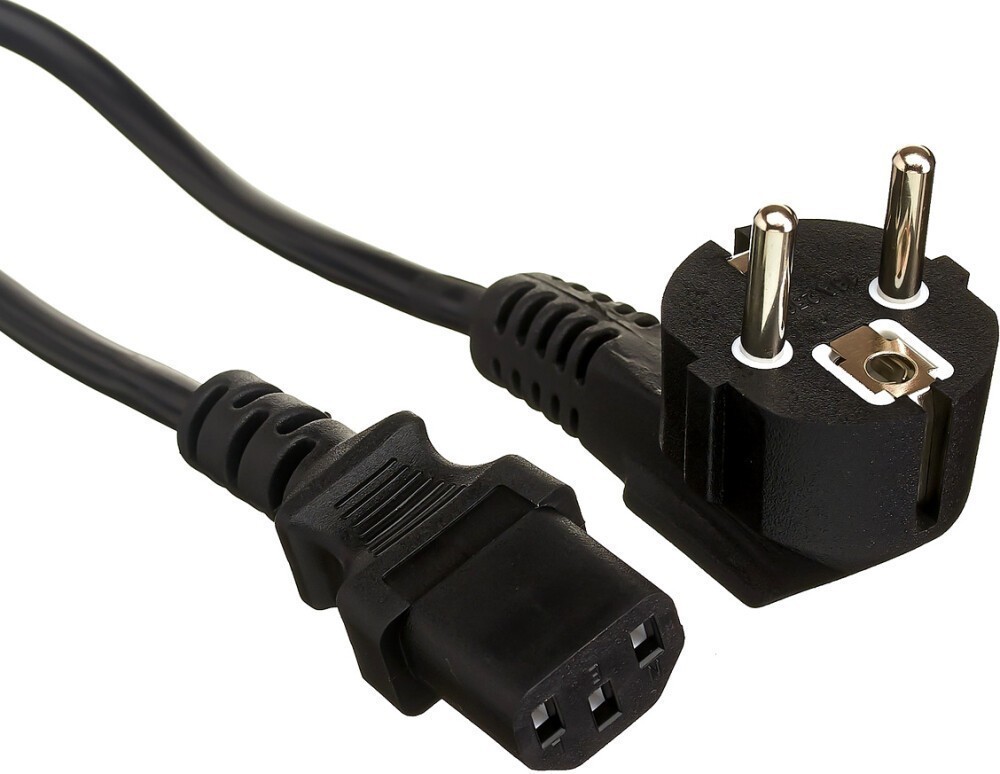 Кабель компьютер - сеть 220V, 1.8м, ExeGate Power PC-1,8P VDE-250V-3*0.5mm2 EP280658RUS