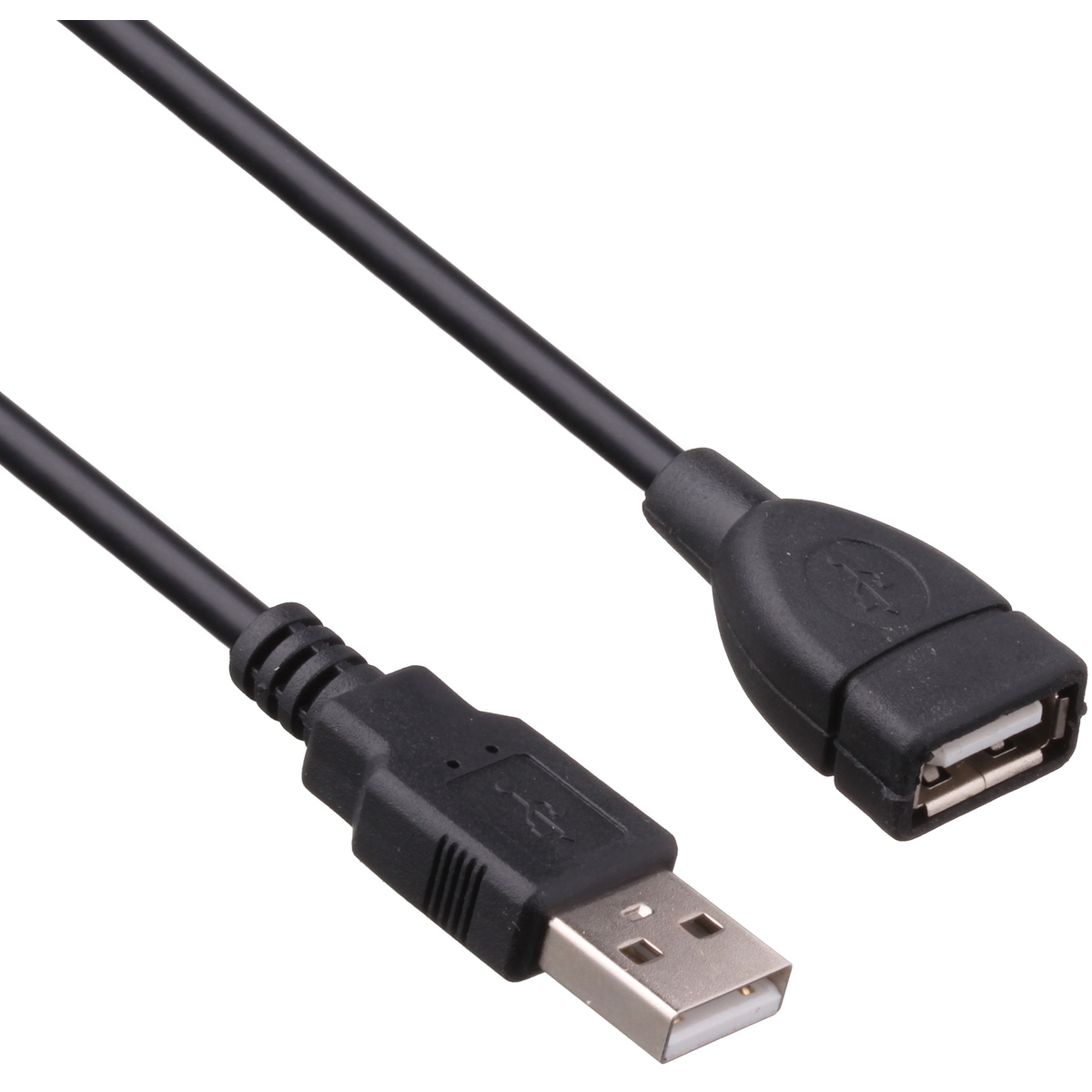 Кабель удлинитель USB2.0 (M) - USB2.0 (F), 1.8м, ExeGate EX-CC-USB2-AMAF-1.8 EX138943RUS, черный