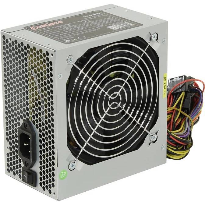 Блок питания 400Вт, ExeGate UN400 EX244553RUS, 75%, ATX (ТОЛЬКО В СОСТАВЕ ПЭВМ)