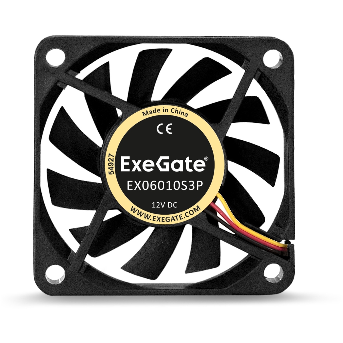 Вентилятор 6x6см ExeGate EX06010S3P EX253944RUS