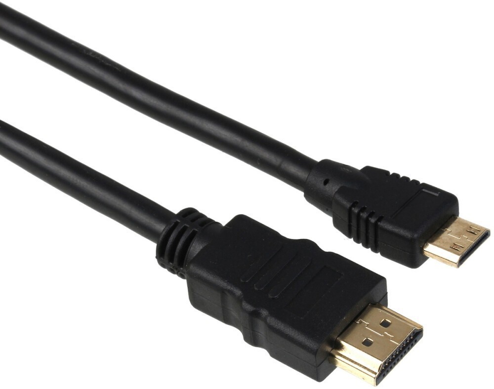 Кабель HDMI (19M) - miniHDMI (19M), 1.8м, ExeGate EX-CC-HDMIC-1.8 EX257911RUS