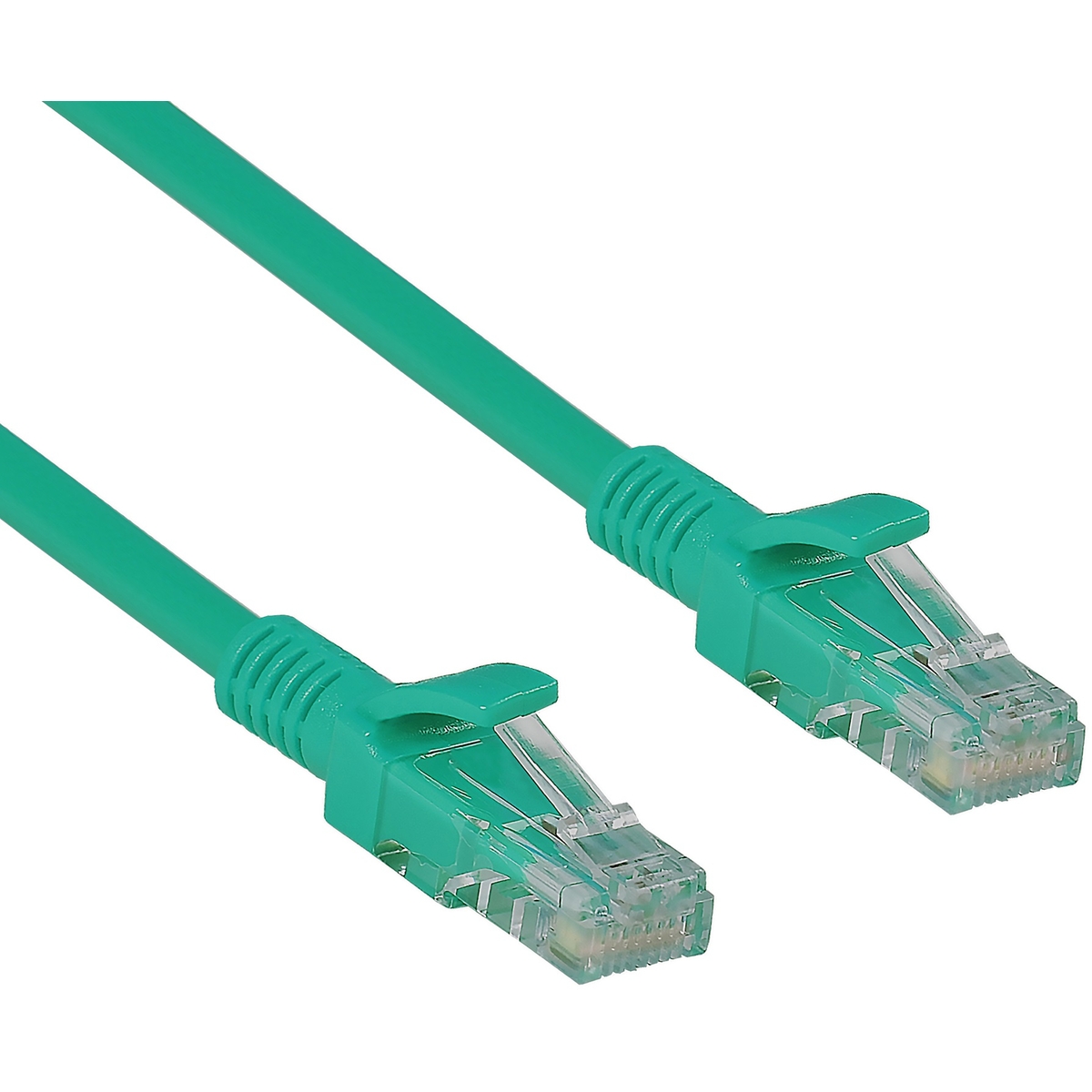 Патч-корд 3м, UTP cat.5e, ExeGate UTP-RJ45-RJ45-5e-3M-GN EX258678RUS, зеленый