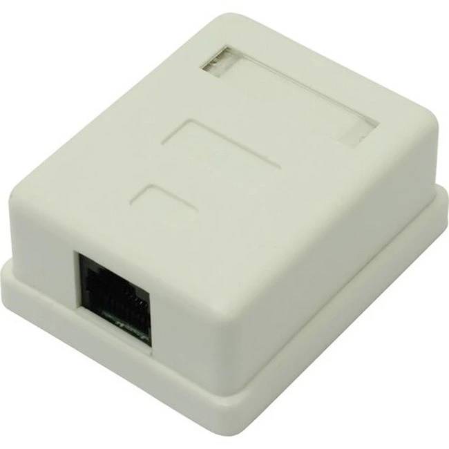 Розетка сетевая внешняя RJ-45, ExeGate SM1-RJ45-C5 EX271122RUS, кат. 5e