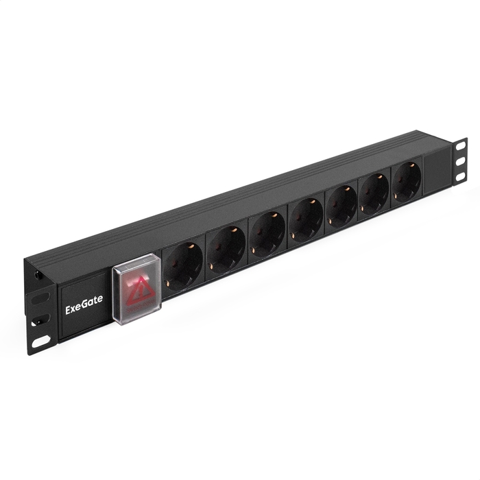 Блок распределения питания ExeGate ServerPro PDU-19H703 Al-7S-C20-SW (EX280838RUS)