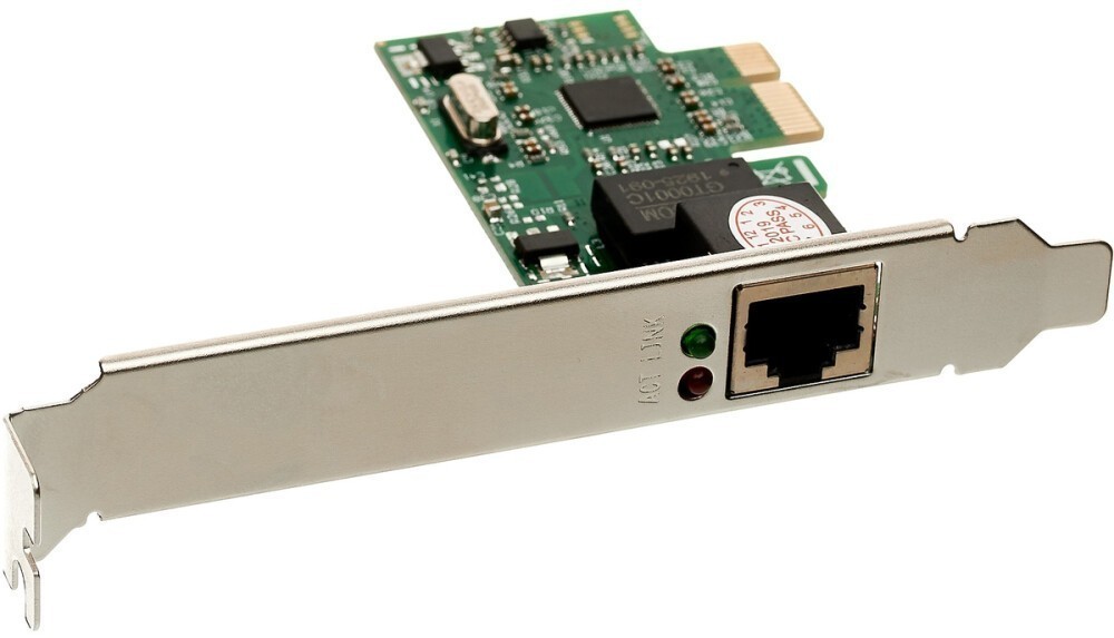 Сетевая карта ExeGate EXE-560 EX281224RUS, 1Gbps, PCI-Ex1