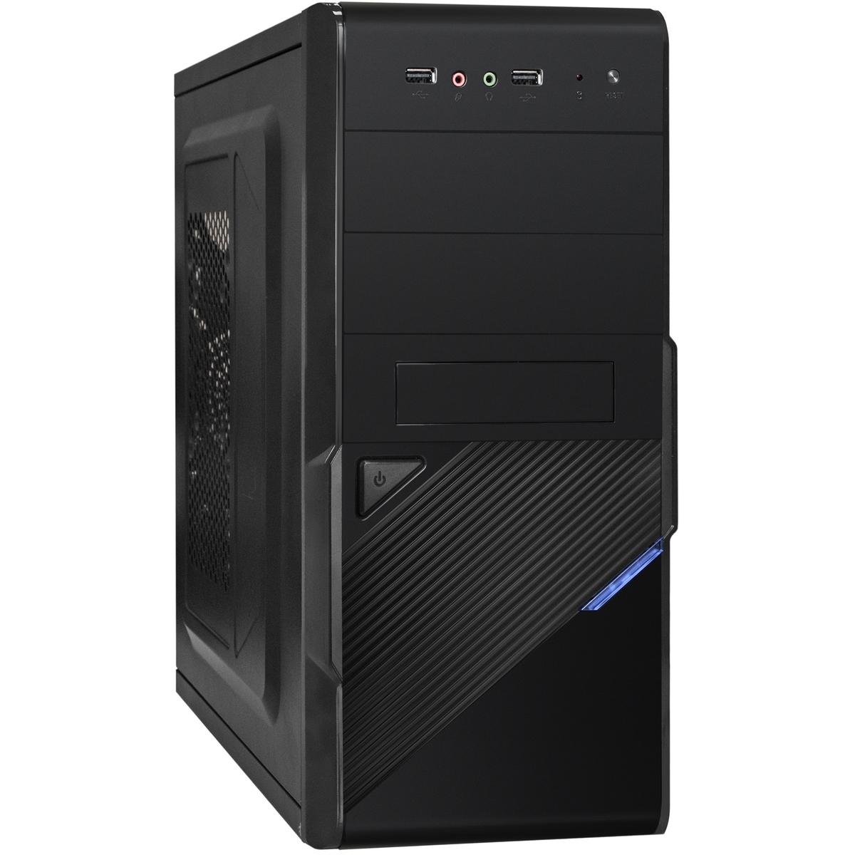 Корпус ExeGate BA-201 EX284022RUS, черный, без БП, mATX