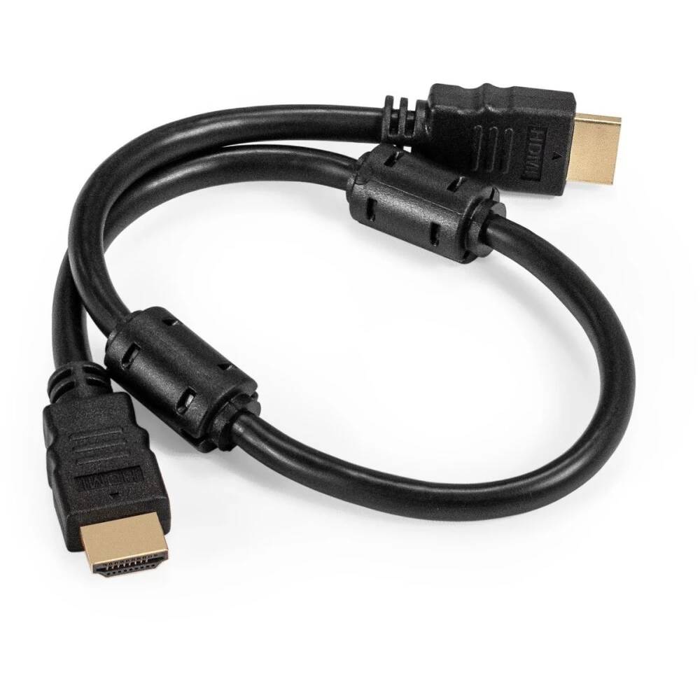 Кабель HDMI (19M) - HDMI (19M), 0.5м, Exegate EX-CC-HDMI2-0.5F