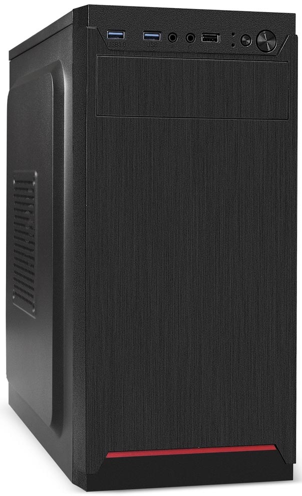 Корпус ExeGate BAA-114U2 EX292356RUS, черный, без БП, mATX