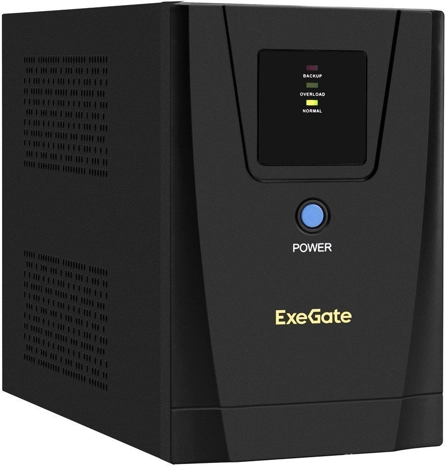 ИБП ExeGate SpecialPro UNB-1500.LED.AVR.2SH.3C13.USB EX292798RUS, 1500VA (2xSchuko + 3xIEC C13)