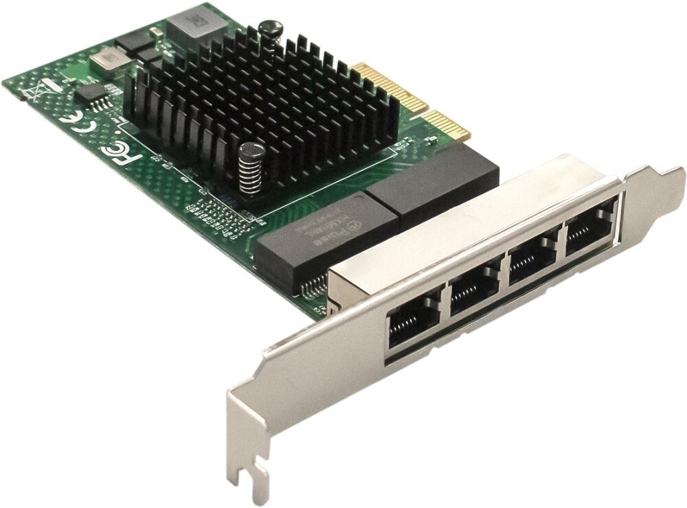 Сетевая карта ExeGate EXE-BCM5719 EX293453RUS, 1Gbps, PCI-Ex4