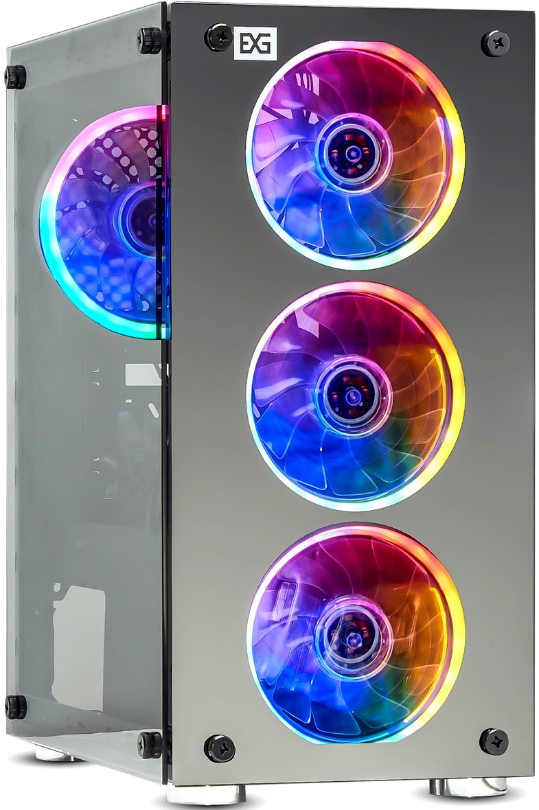 Корпус ExeGate Mistery X2 EX294382RUS, черный, без БП, mATX