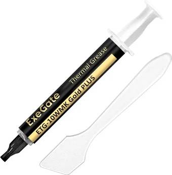 Термопаста ExeGate ETG-10WMK Gold PLUS EX296086RUS, 10.4Вт/м*К, 4г