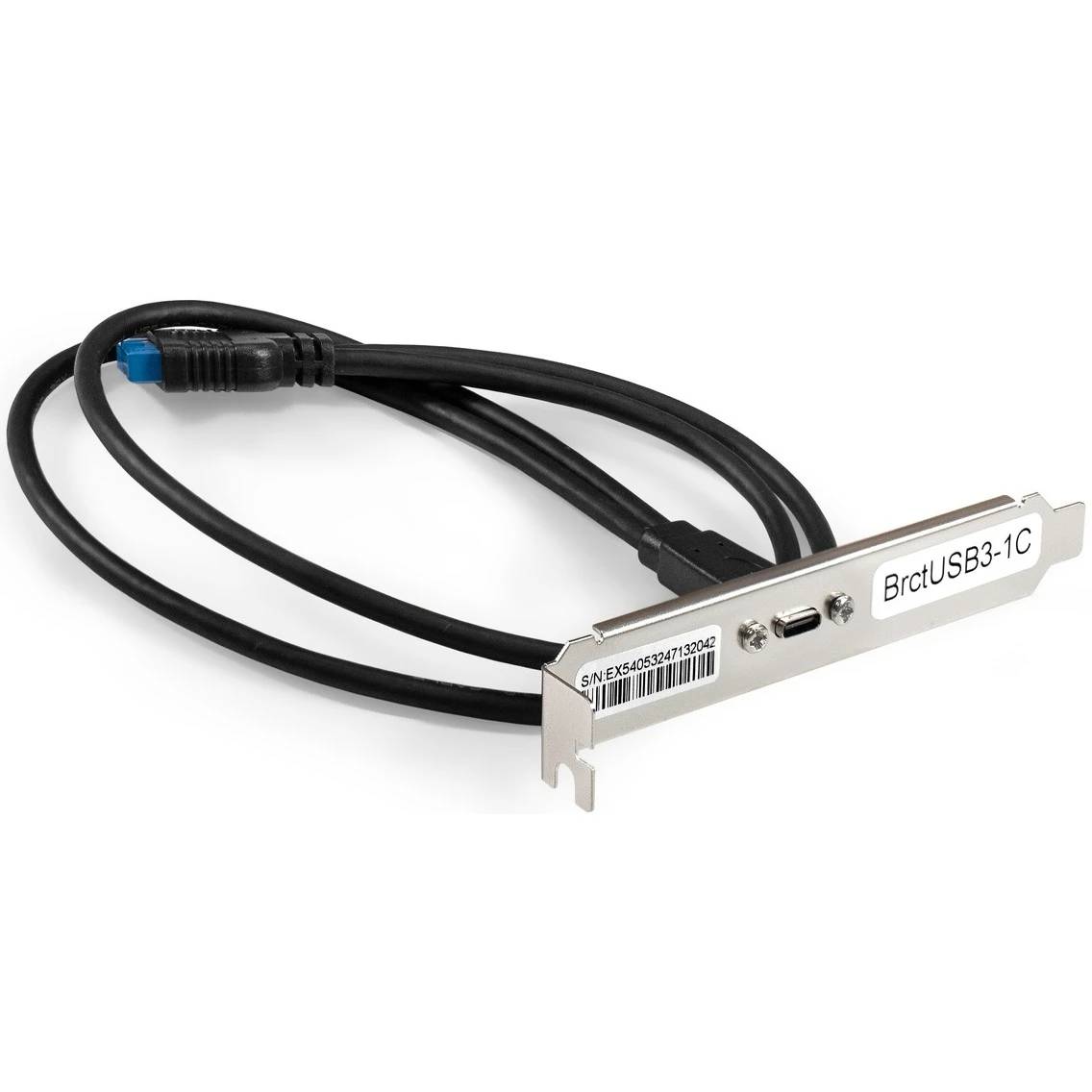 Планка портов в корпус 1xUSB Type-C, ExeGate BrctUSB3-1C