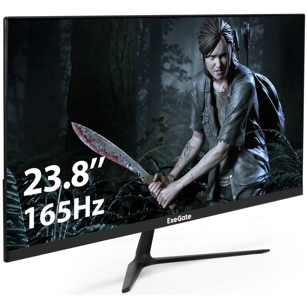 Монитор 23.8" ExeGate Combat EG2407CA EX298710RUS, 1920x1080, IPS, 165Hz, Speakers (DP, HDMI)