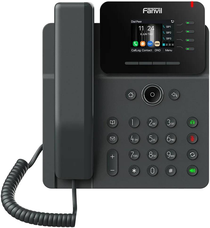 Телефон IP Fanvil V61G, черный
