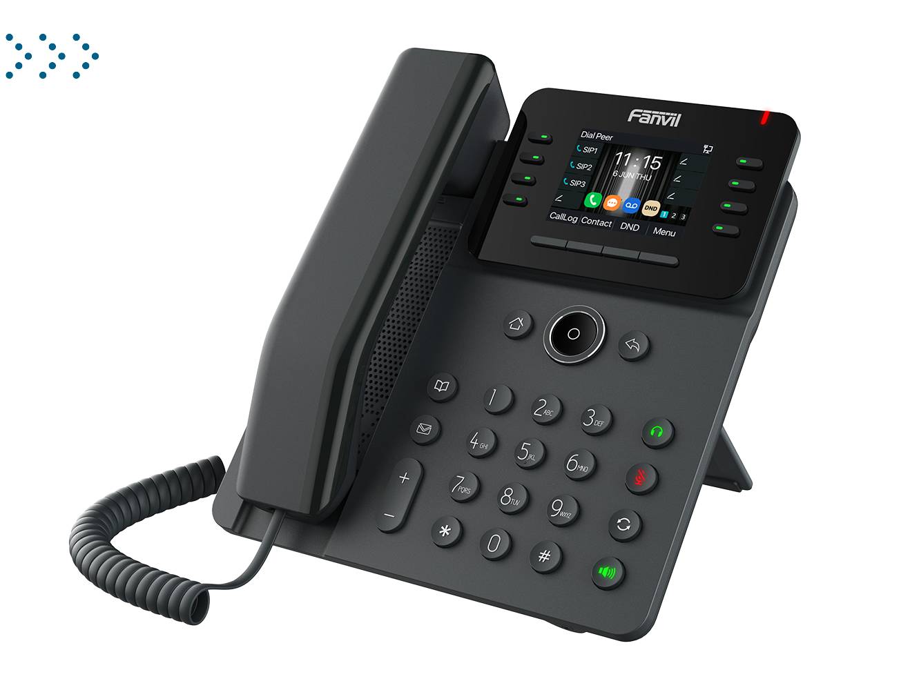 Телефон IP Fanvil V61W, черный